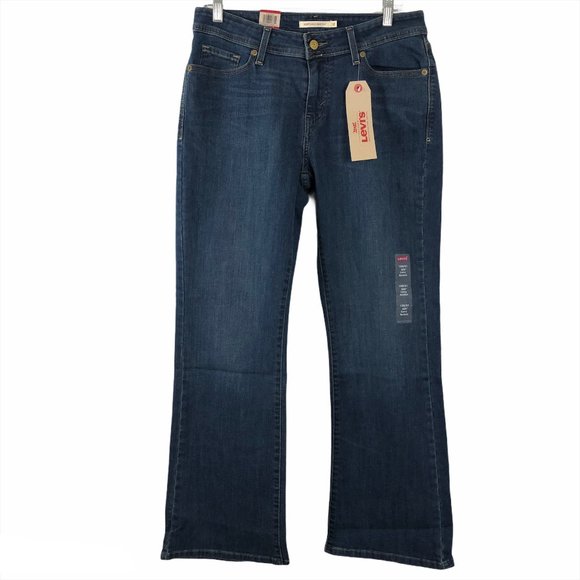 Levi's Denim - Levi's 529 Jeans Curvy Bootcut Jeans Mid Rise Blue
